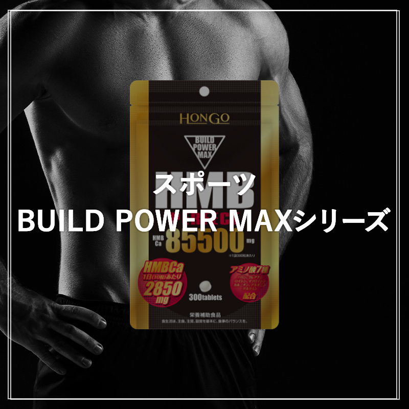 スポーツ BUILD POWER MAXシリーズ